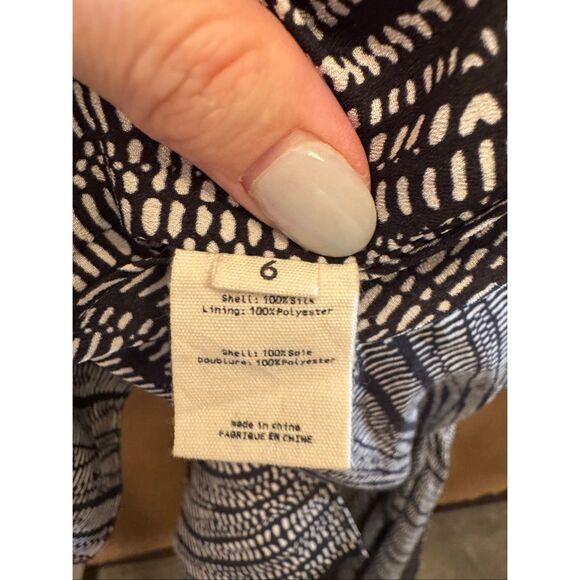 NWT L’Agence Bally Silk Print Maxi Dress with Tie Waist MSRP:$495 - Picture 10 of 11